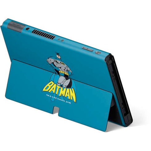 DC Comics Batman Classic Art Pose Nintendo Switch OLED (2021) Skin
